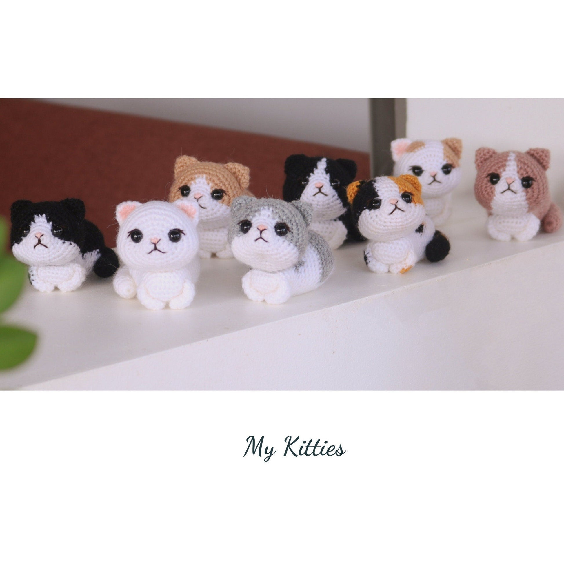Amigurumi Crochet Cat Pattern Bundle 6-in-1 PDF