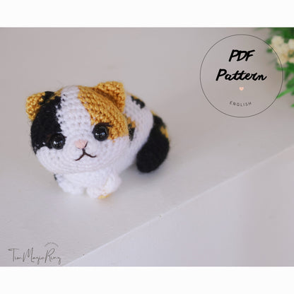 MagicRing Crochet Cat Amigurumi Pattern: Lucky Kitten (PDF Pattern)