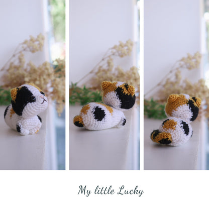 MagicRing Crochet Cat Amigurumi Pattern: Lucky Kitten (PDF Pattern)