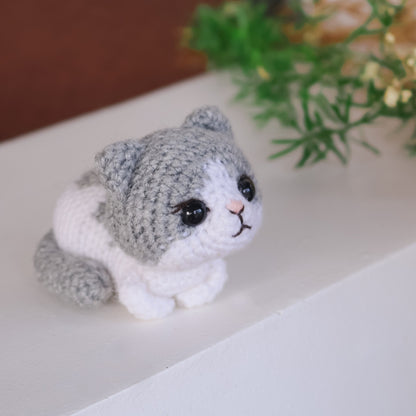 MagicRing Amigurumi Cat Crochet Pattern: My Little Luna (PDF Pattern)