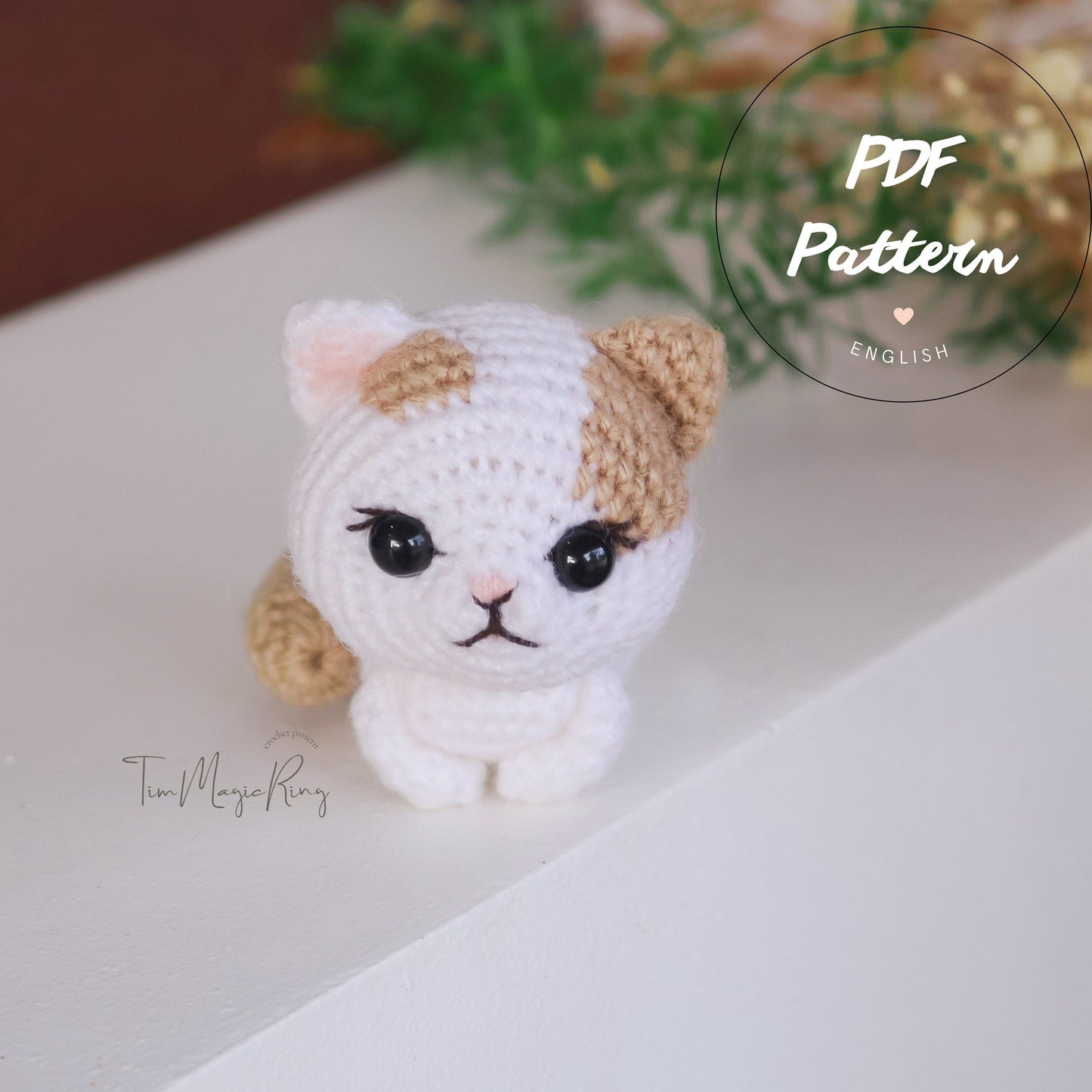 MagicRing Crochet Cat Amigurumi Pattern: My Little Nala (PDF Pattern)