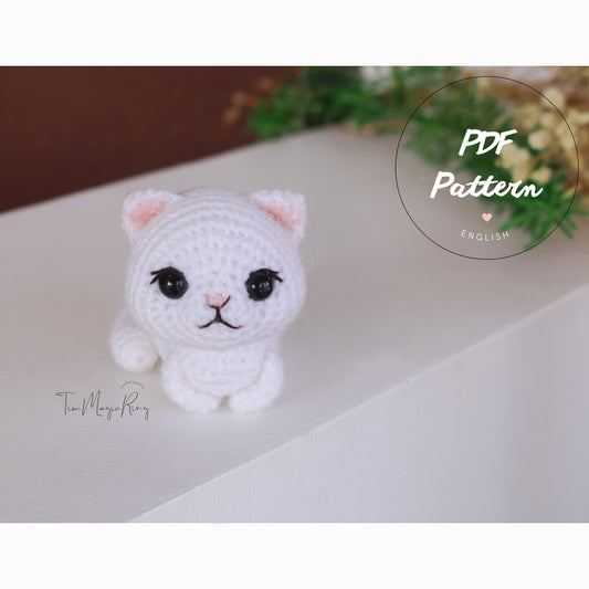 TIMMagicRing Crochet Cat Pattern: Amigurumi Kitten (PDF Pattern)