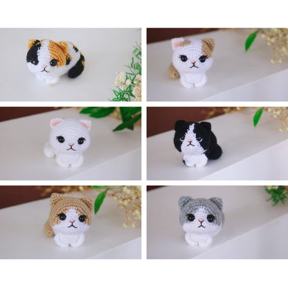 Amigurumi Crochet Cat Pattern Bundle 6-in-1 PDF