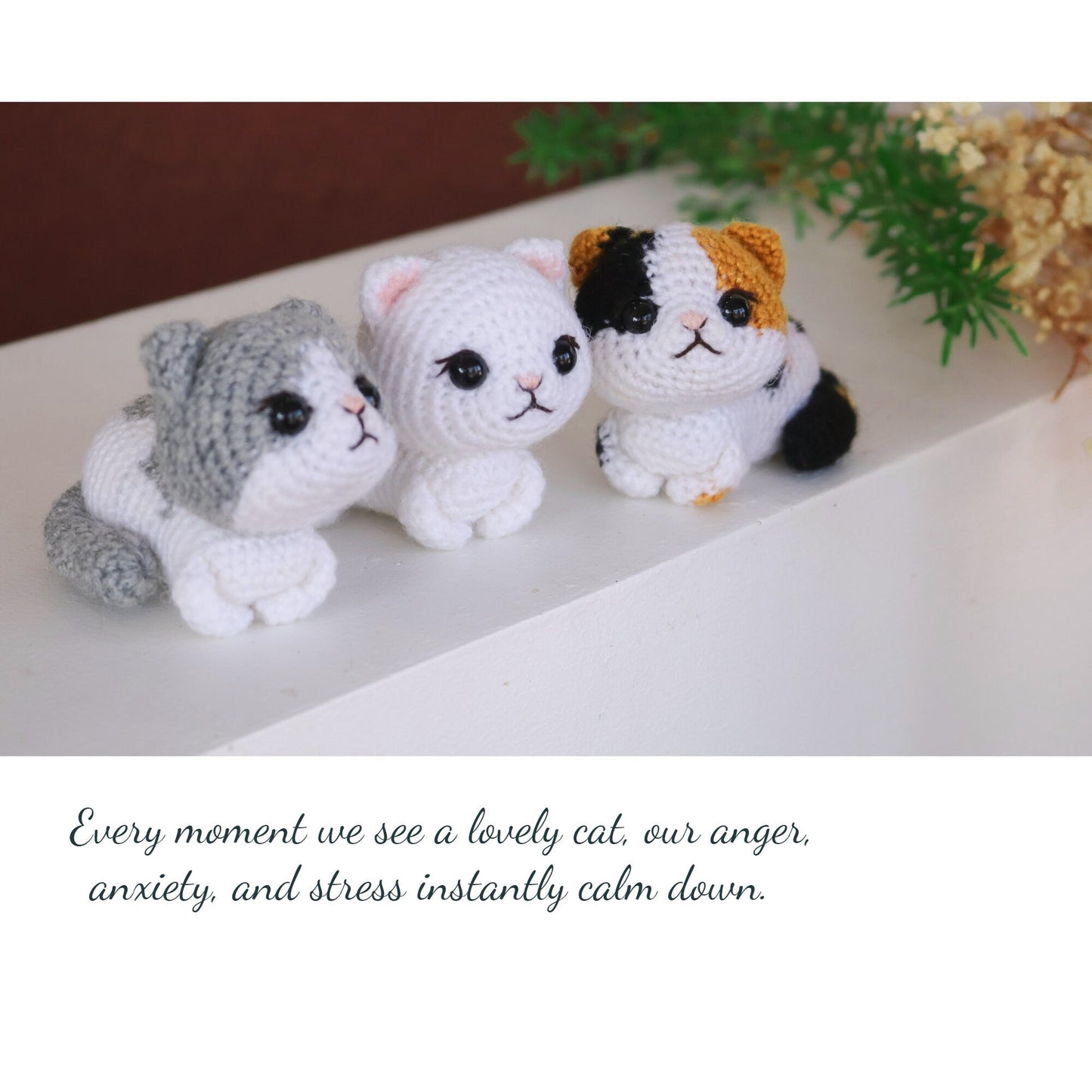 Amigurumi Crochet Cat Pattern Bundle 6-in-1 PDF