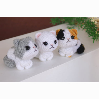 MagicRing Crochet Cat Amigurumi Pattern: Lucky Kitten (PDF Pattern)