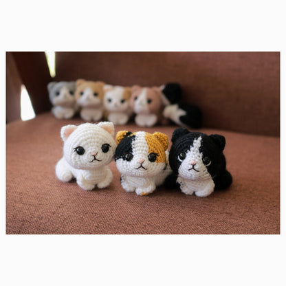 Amigurumi Crochet Cat Pattern Bundle 6-in-1 PDF