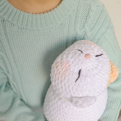 Marshmallow Kittie Crochet Pattern: Amigurumi Cat (PDF Pattern)