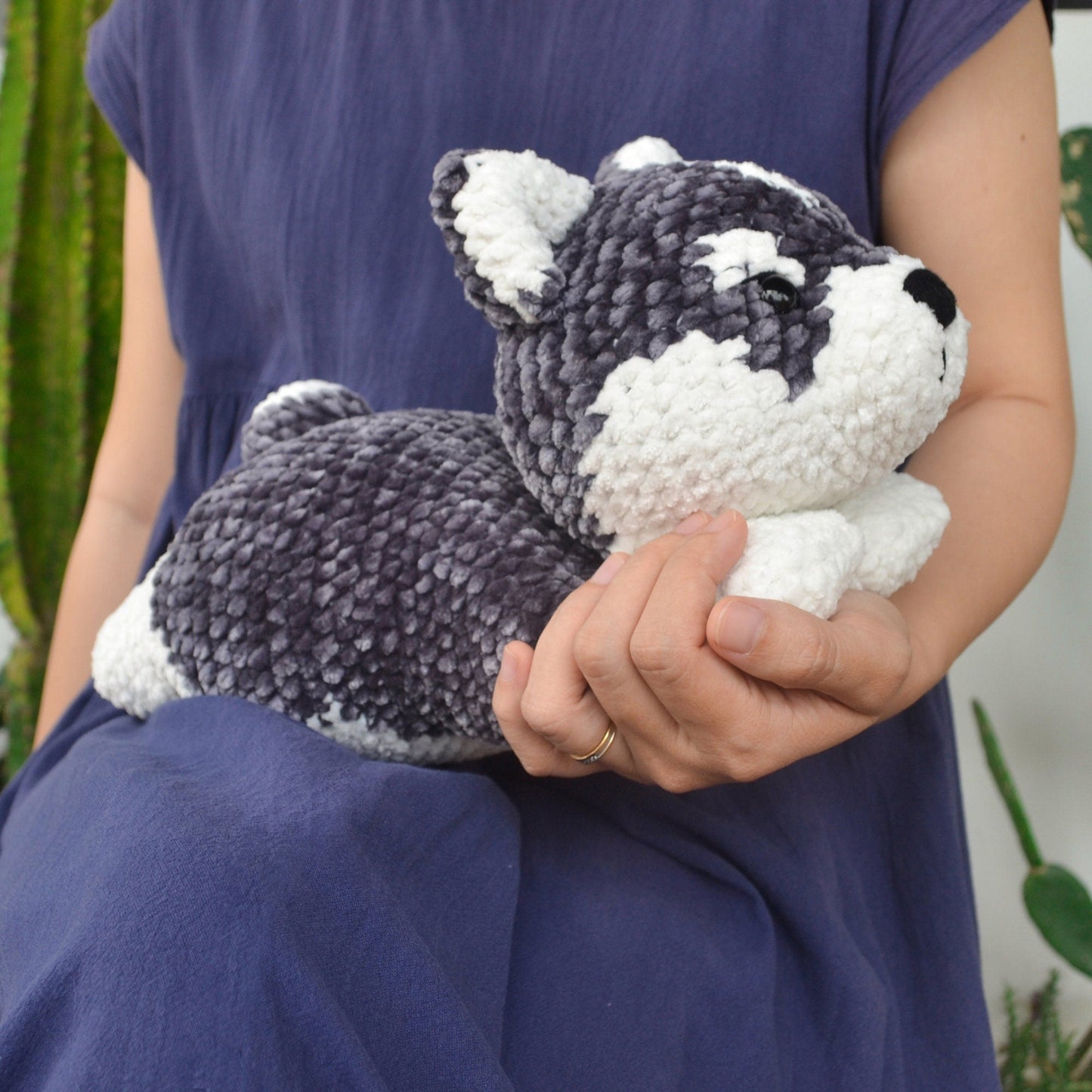 Little Archer Husky Crochet Pattern (PDF Pattern)