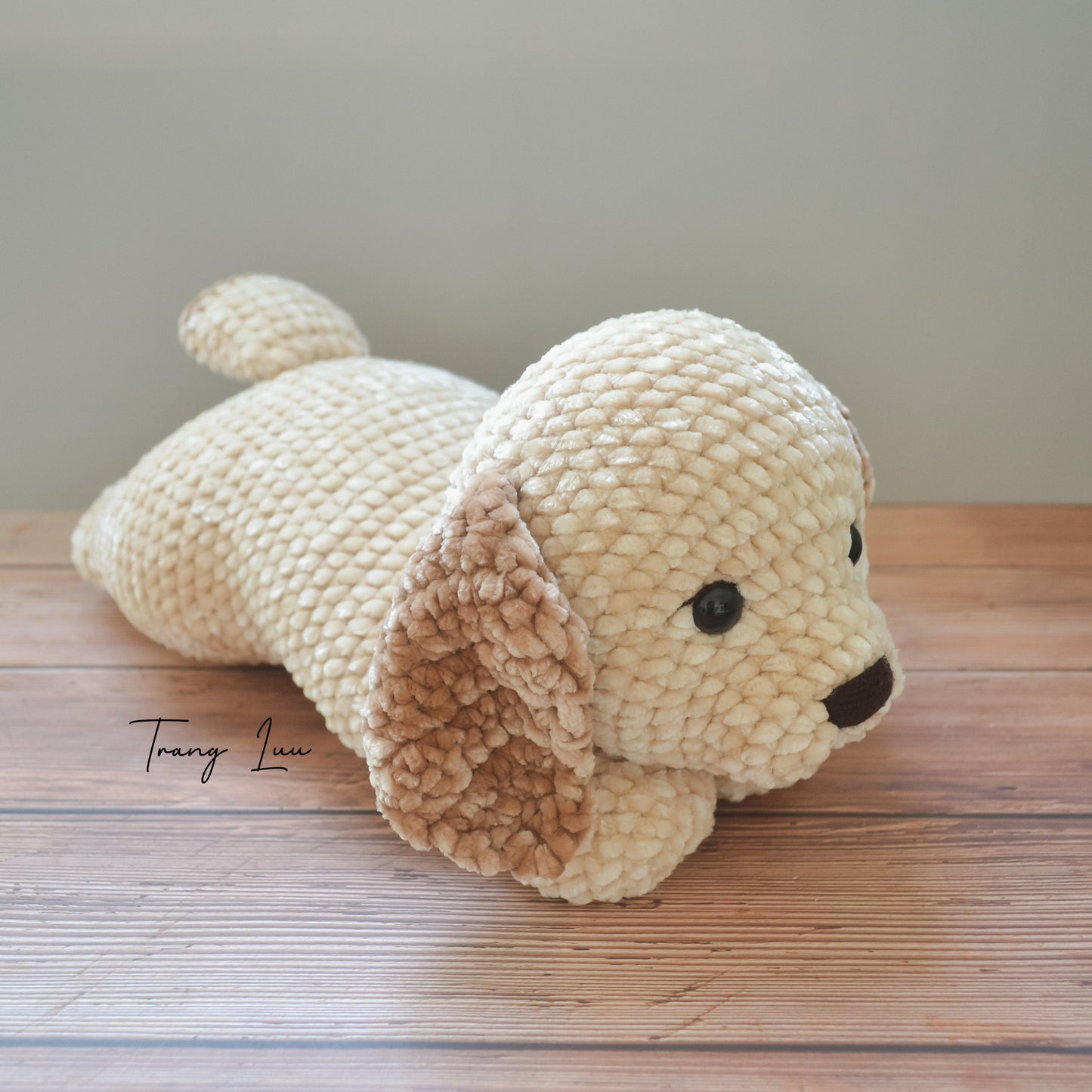 Crochet Golden Retriever Puppy Pattern: Little Potato Amigurumi (PDF Pattern)