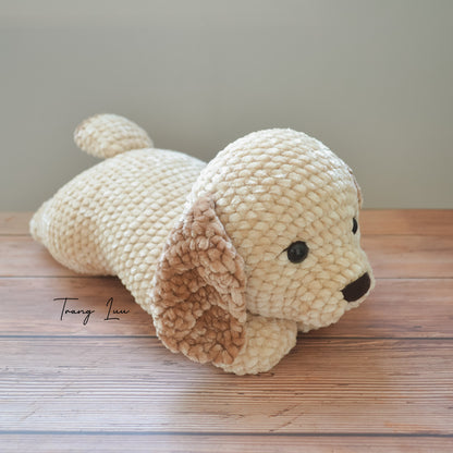 Crochet Golden Retriever Puppy Pattern: Little Potato Amigurumi (PDF Pattern)