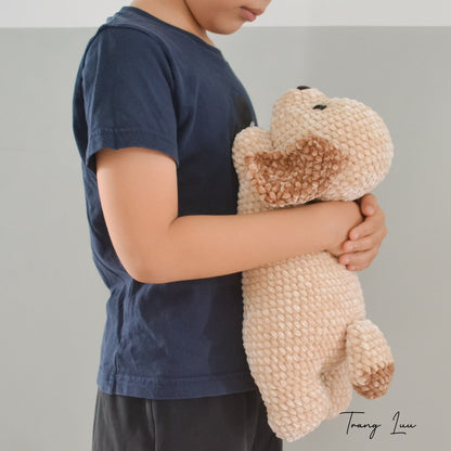 Crochet Golden Retriever Puppy Pattern: Little Potato Amigurumi (PDF Pattern)