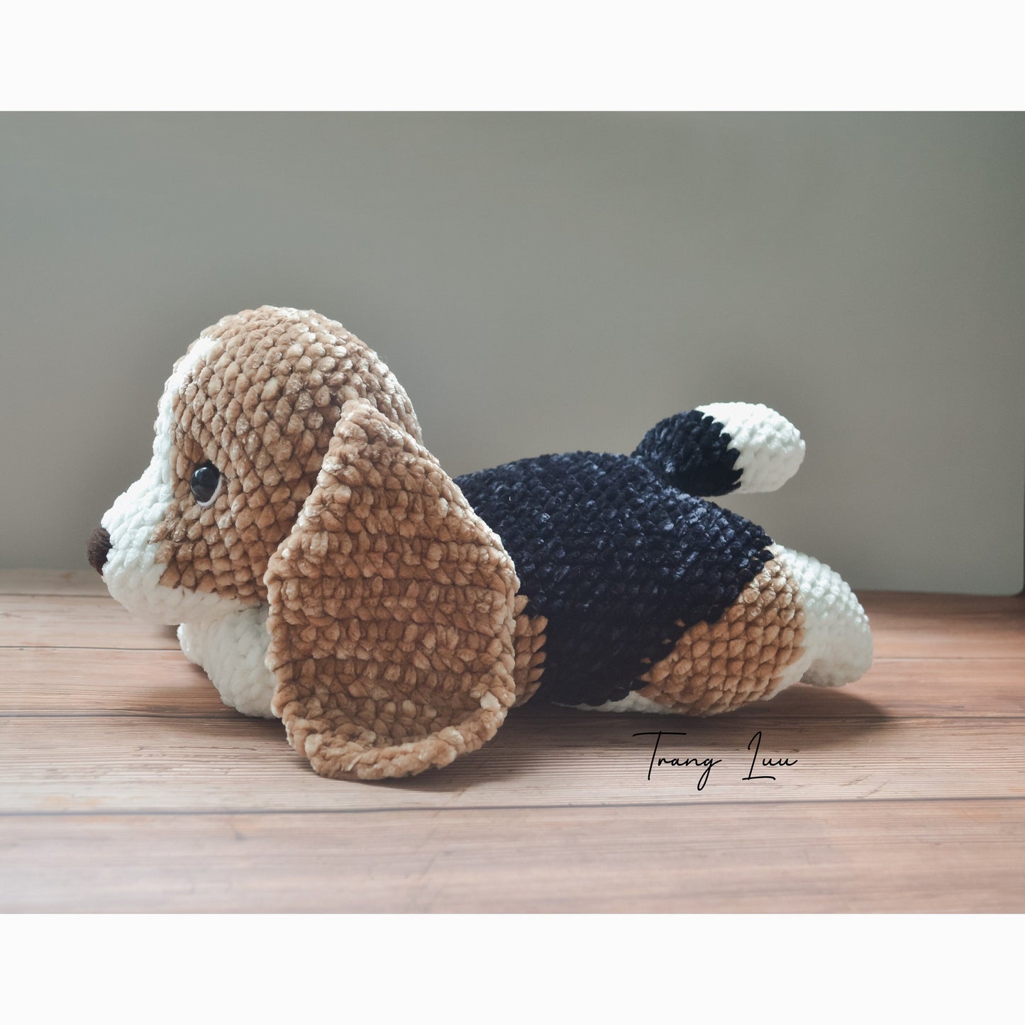 MagicRing Beagle Puppy Crochet Pattern: Little Bailey Amigurumi (PDF Pattern)