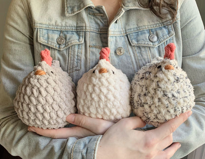 Oak and Marlow Mabel Chicken Amigurumi Crochet Pattern