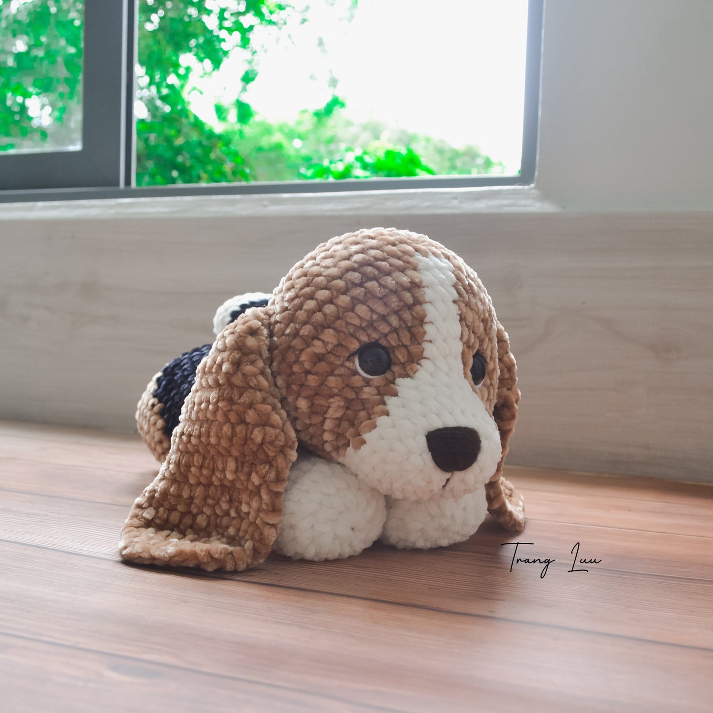 MagicRing Beagle Puppy Crochet Pattern: Little Bailey Amigurumi (PDF Pattern)