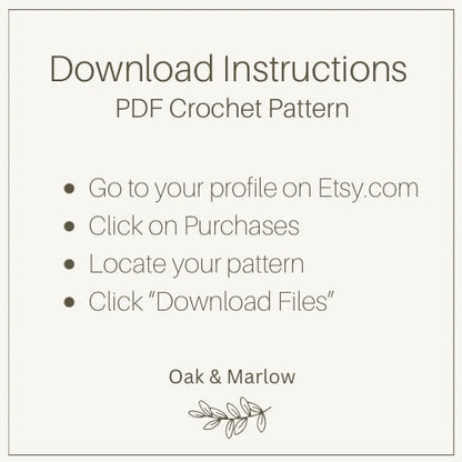 Oak and Marlow Mabel Chicken Amigurumi Crochet Pattern