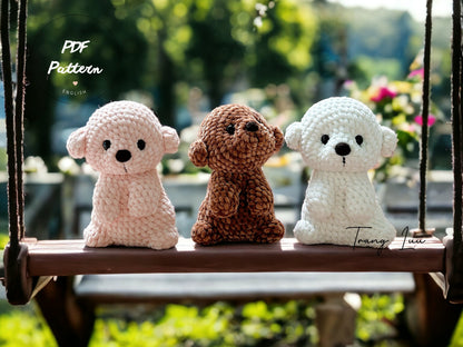 MagicRing Crochet Dog Amigurumi Pattern: Little Callie (PDF Pattern)