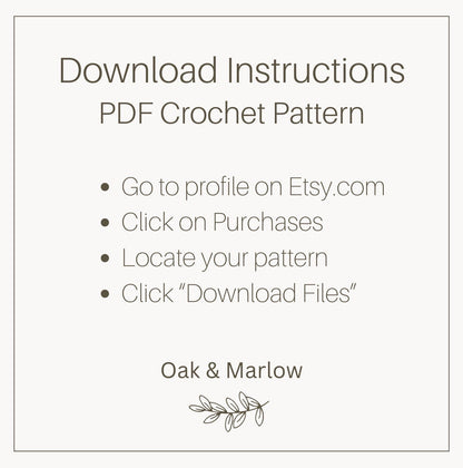 Oak and Marlow Mama and Mini Mabel Chicken Crochet Pattern