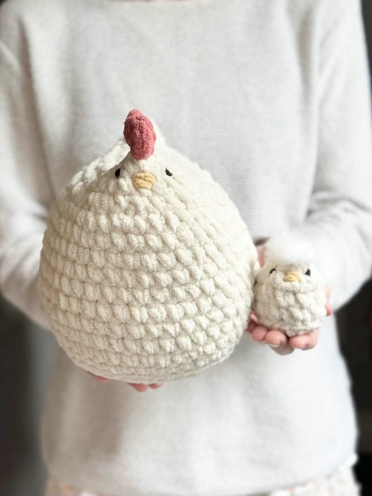 Oak and Marlow Mama and Mini Mabel Chicken Crochet Pattern