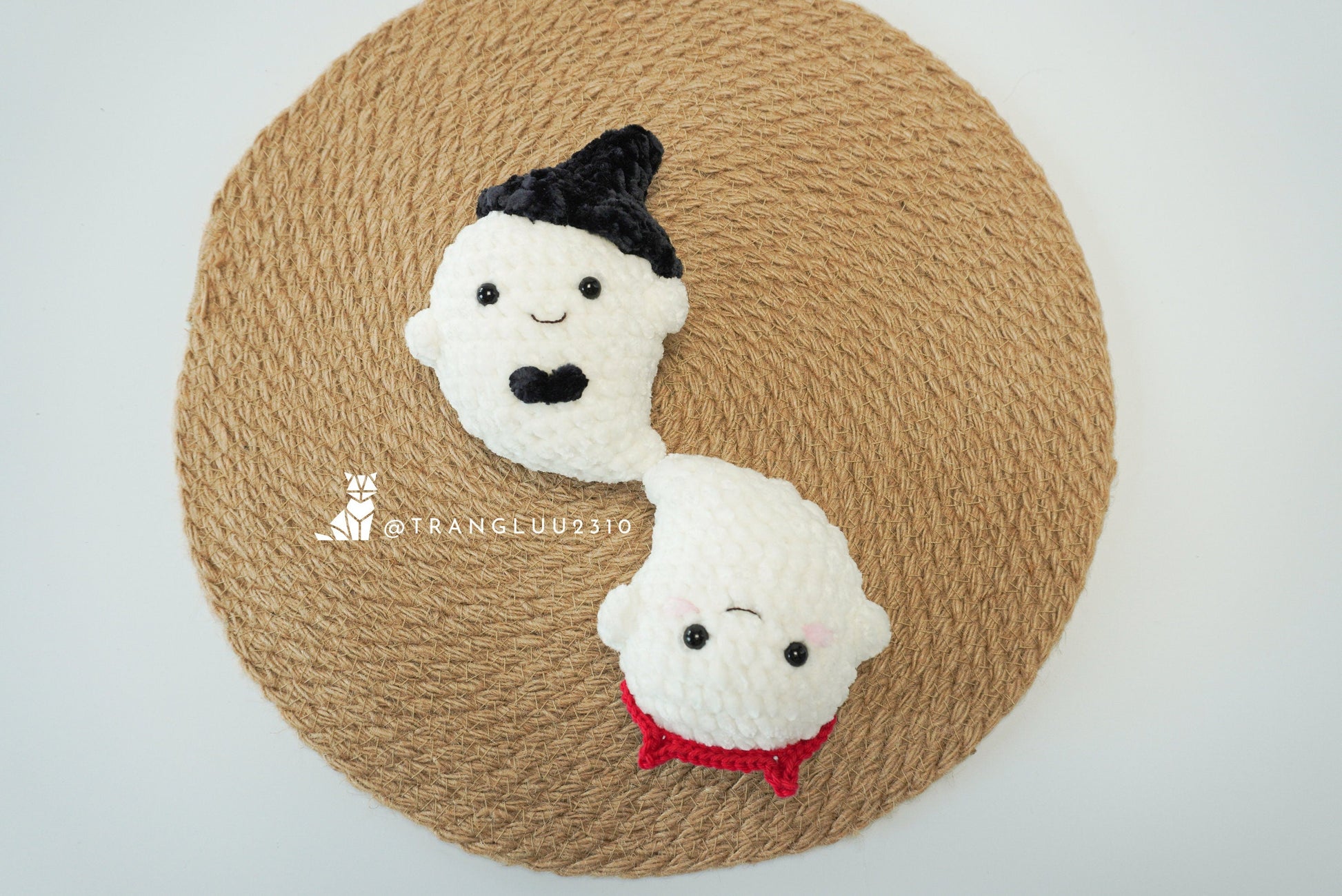 MagicRing Crochet Ghost Halloween Pattern: Witch Hat & Headband (PDF Pattern)