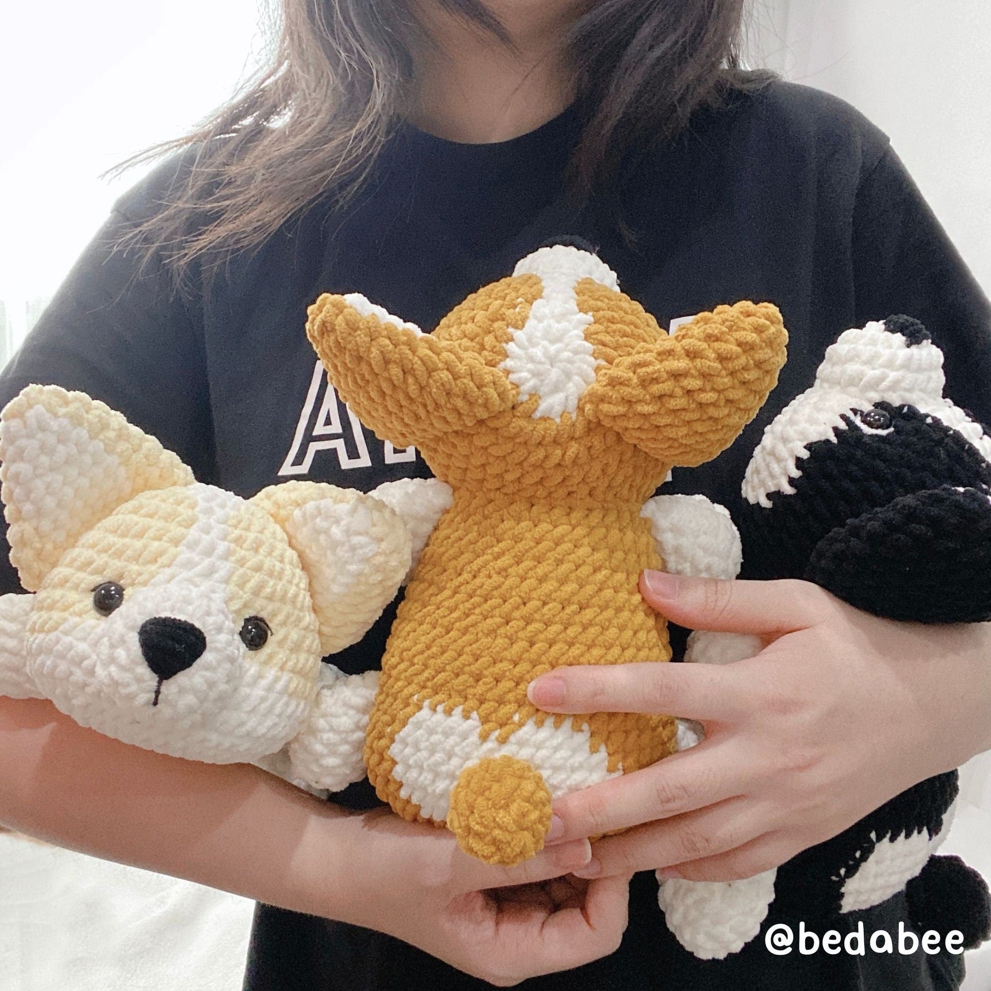 Bedabee Corgi Crochet Pattern Amigurumi Dog Puppy PDF Tutorial