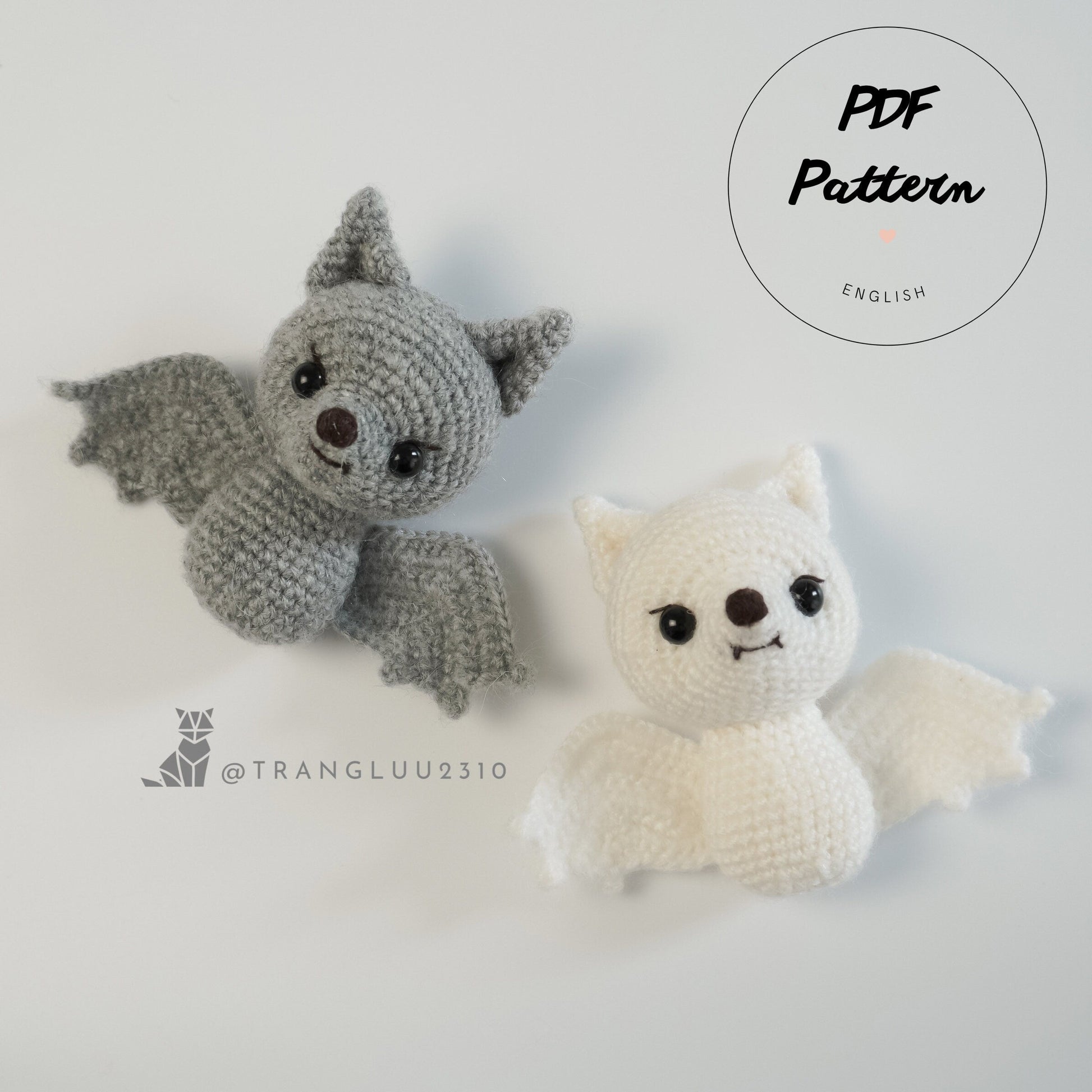 MagicRing Little Bat Crochet Pattern (PDF Pattern)