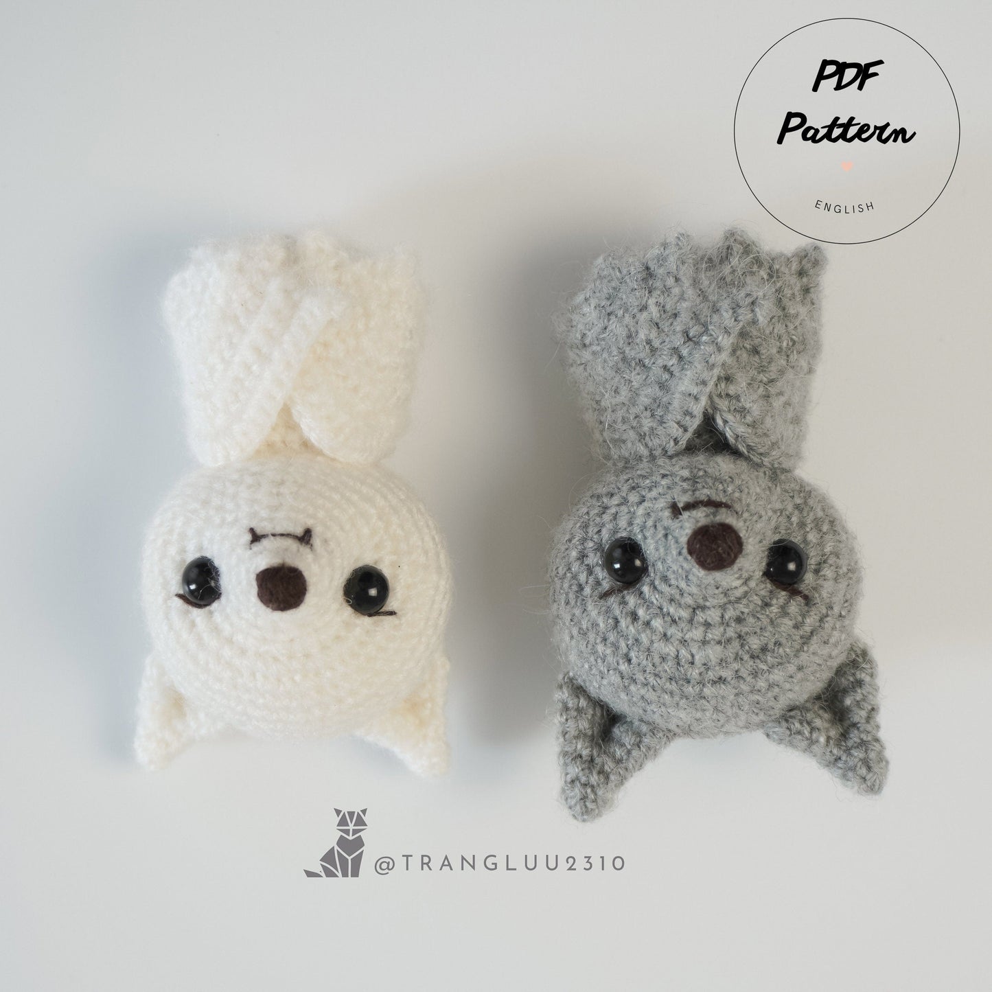 MagicRing Little Bat Crochet Pattern (PDF Pattern)