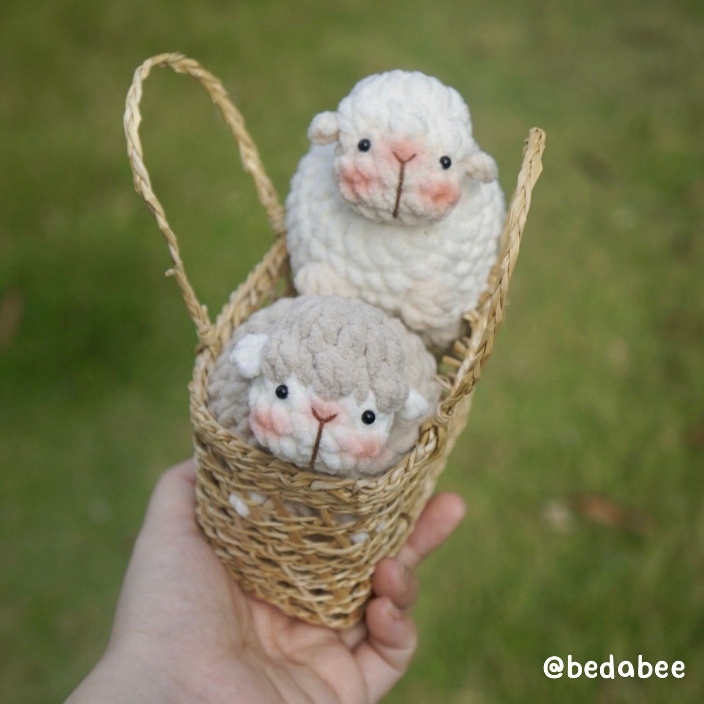 Bedabee Little Sheep Crochet Plushies Pattern Amigurumi PDF Tutorial