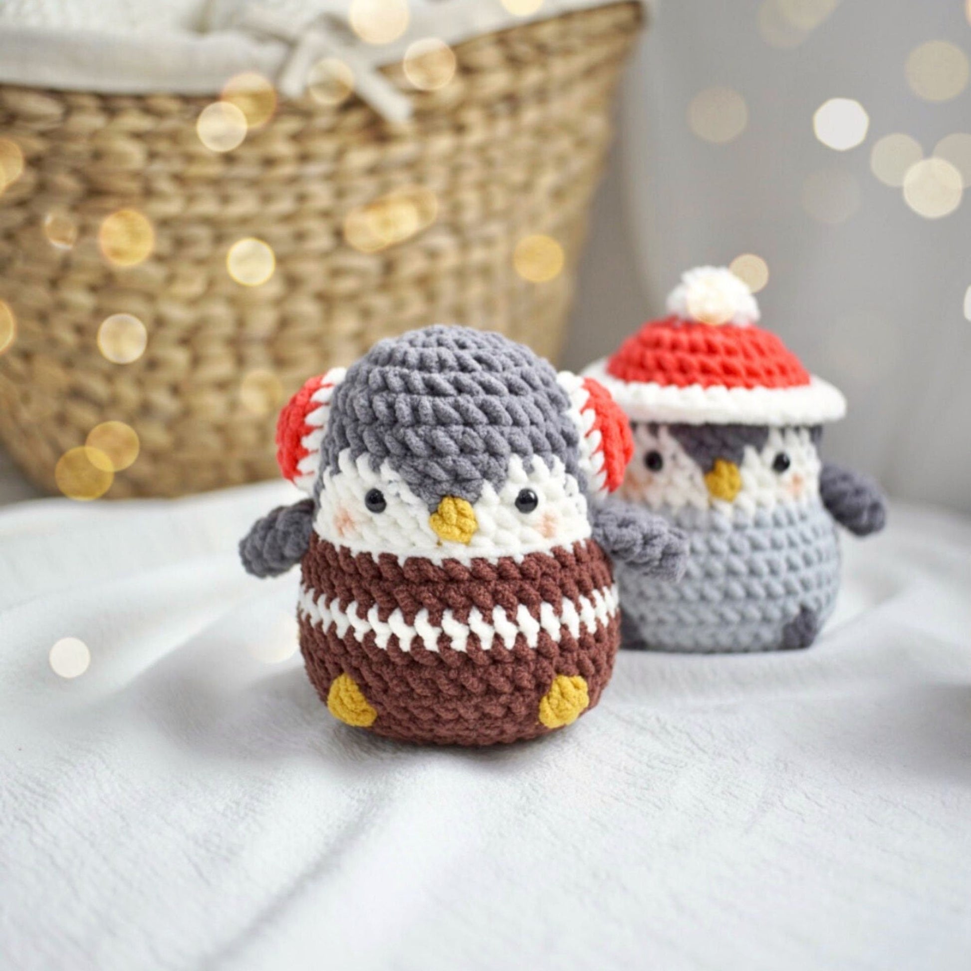 Bedabee Christmas Penguin Crochet Pattern Amigurumi PDF Tutorial