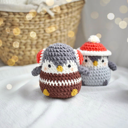 Bedabee Christmas Penguin Crochet Pattern Amigurumi PDF Tutorial