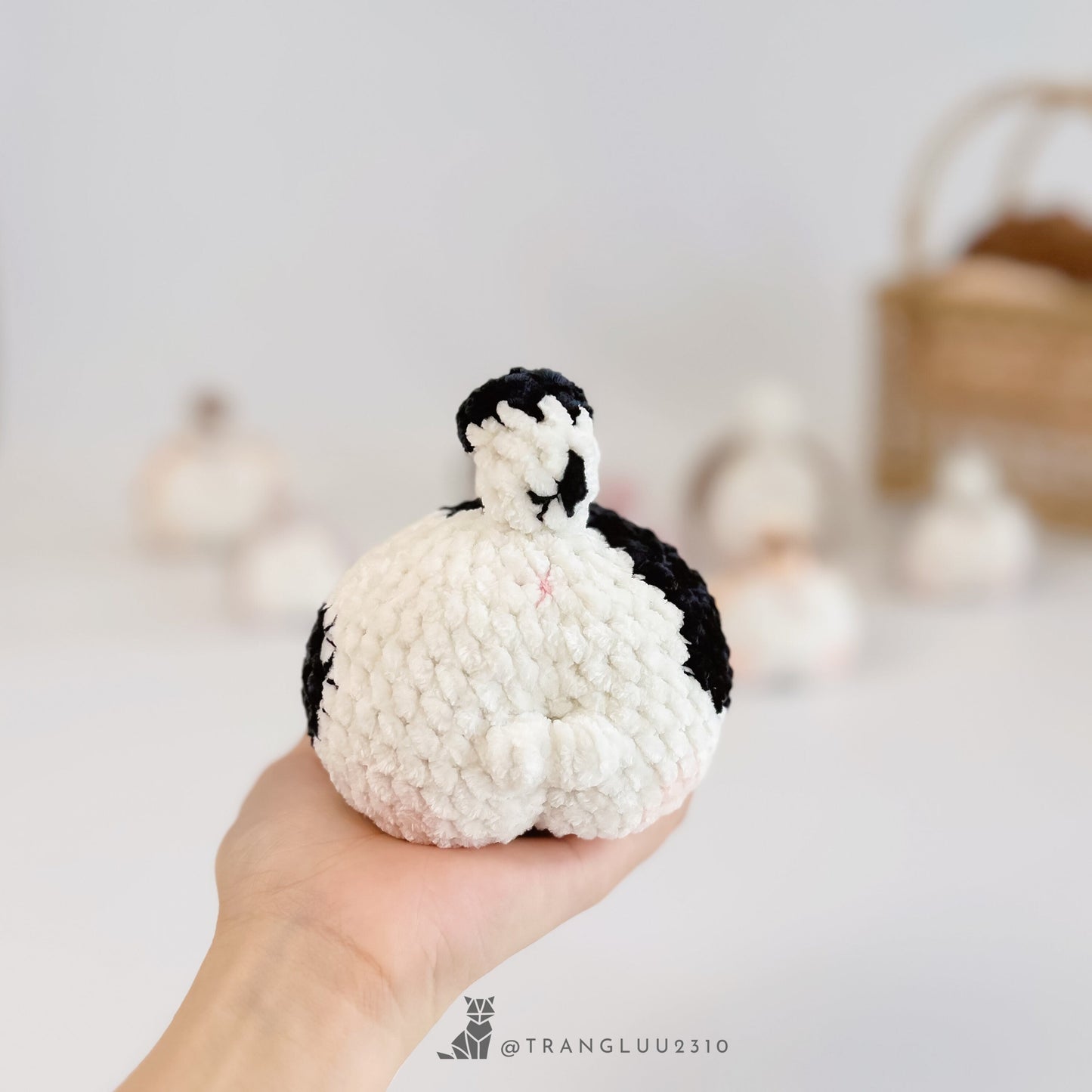 Crochet Cat Cheeks Pattern: Funny Car Hanging Decor (PDF Pattern)
