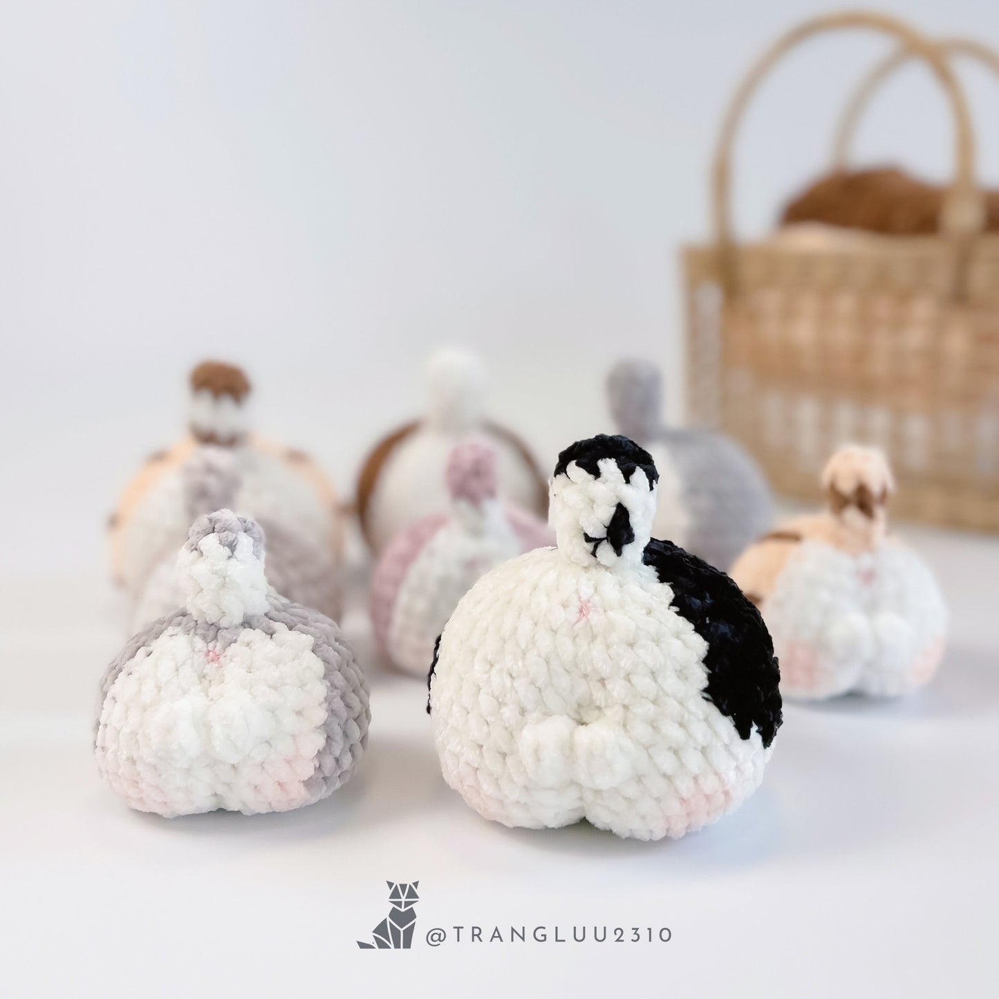 Crochet Cat Cheeks Pattern: Funny Car Hanging Decor (PDF Pattern)
