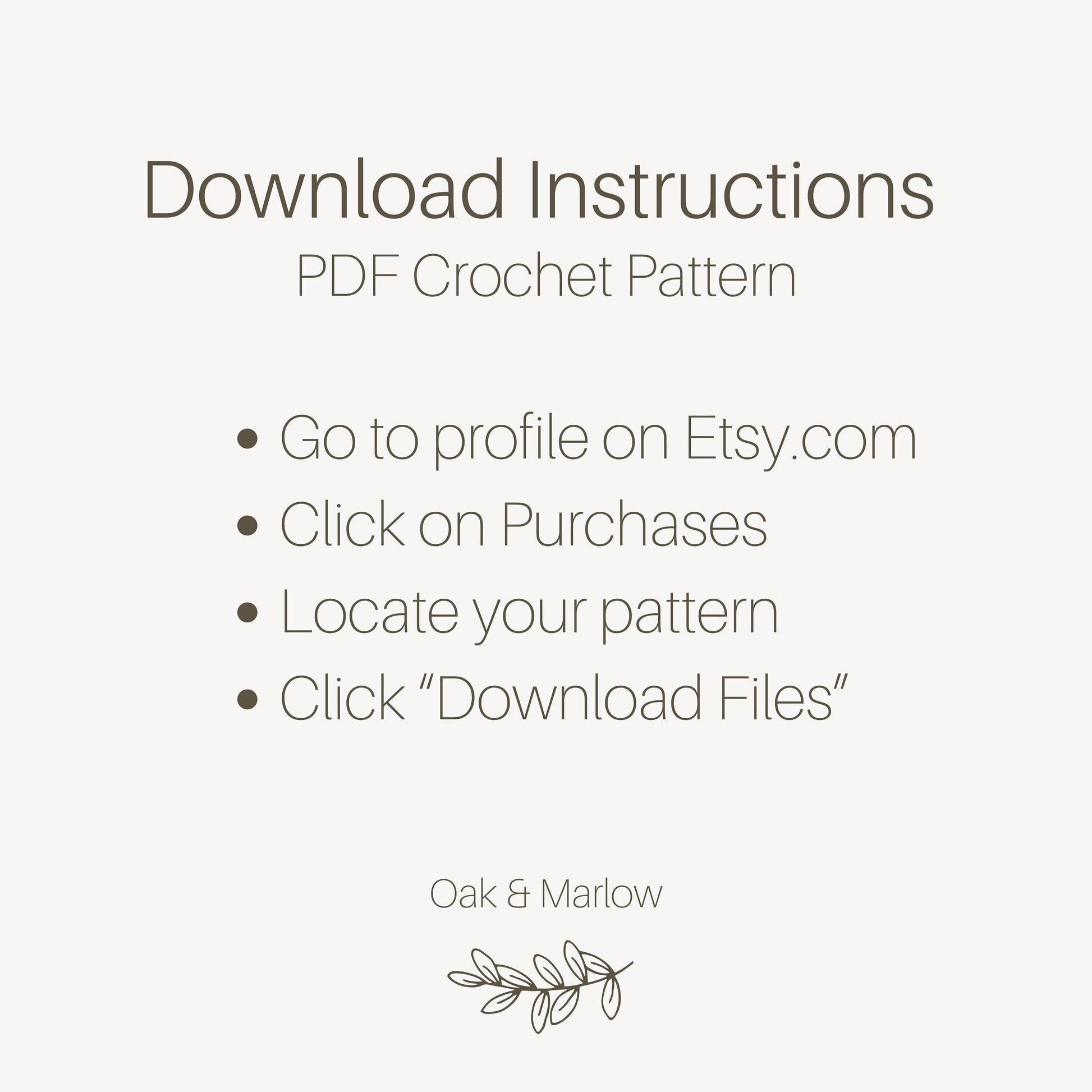 Oak and Marlow Marvin Rooster Crochet Pattern
