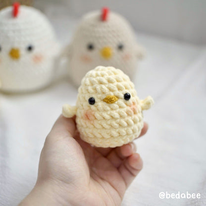 Bedabee Crochet Potato Chicken Pattern Amigurumi PDF Tutorial