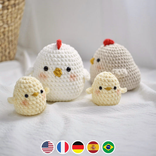 Bedabee Crochet Potato Chicken Pattern Amigurumi PDF Tutorial