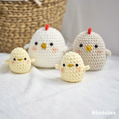 Bedabee Crochet Potato Chicken Pattern Amigurumi PDF Tutorial