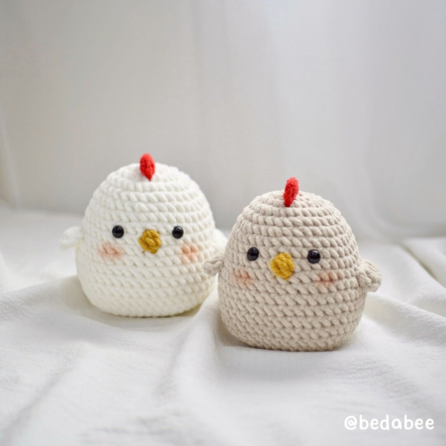 Bedabee Crochet Potato Chicken Pattern Amigurumi PDF Tutorial