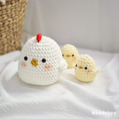 Bedabee Crochet Potato Chicken Pattern Amigurumi PDF Tutorial