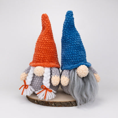 Crochet Pattern Plush Gnome Amigurumi PDF Digital Download