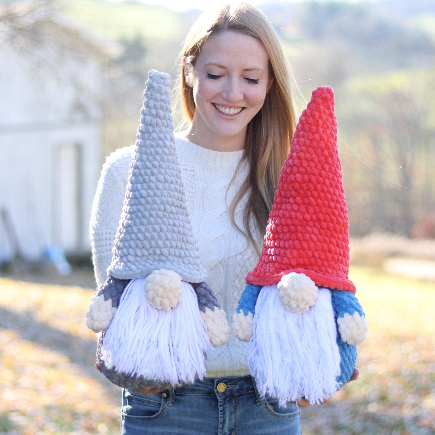Crochet Pattern Plush Gnome Amigurumi PDF Digital Download