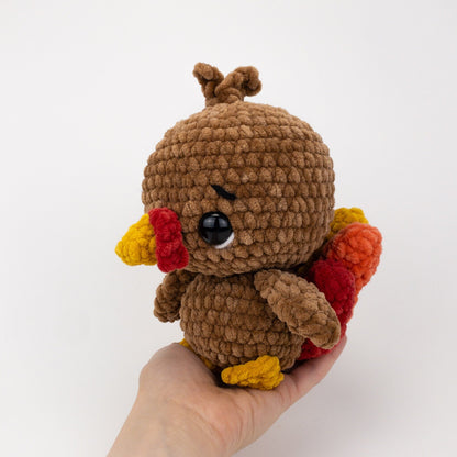 TheresasCrochetShop Tucker the Turkey Amigurumi Crochet Pattern PDF