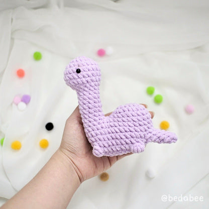 Bedabee No Sew Brontosaurus Apatosaurus Dinosaur Crochet Pattern Amigurumi PDF