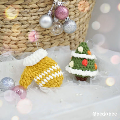 Bedabee 10 Christmas Ornaments Crochet Pattern Bundle Amigurumi PDF Tutorial