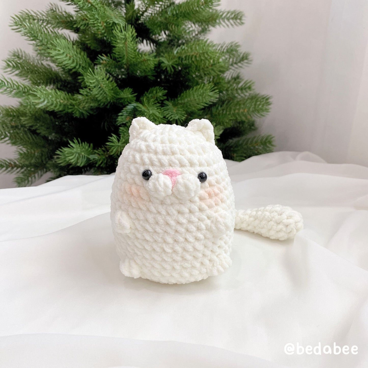 Bedabee No-Sew 3-in-1 Chubby Cat Crochet Pattern Bundle Amigurumi PDF Tutorial