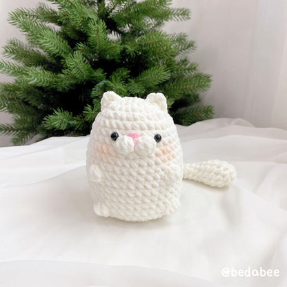 Bedabee No-Sew 3-in-1 Chubby Cat Crochet Pattern Bundle Amigurumi PDF Tutorial