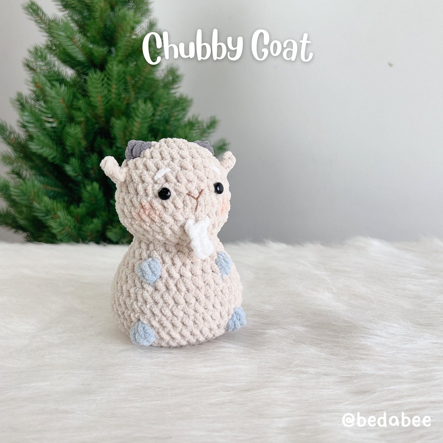 Bedabee 6-in-1 Chubby Farm Animals Crochet Pattern Bundle Amigurumi PDF Tutorial