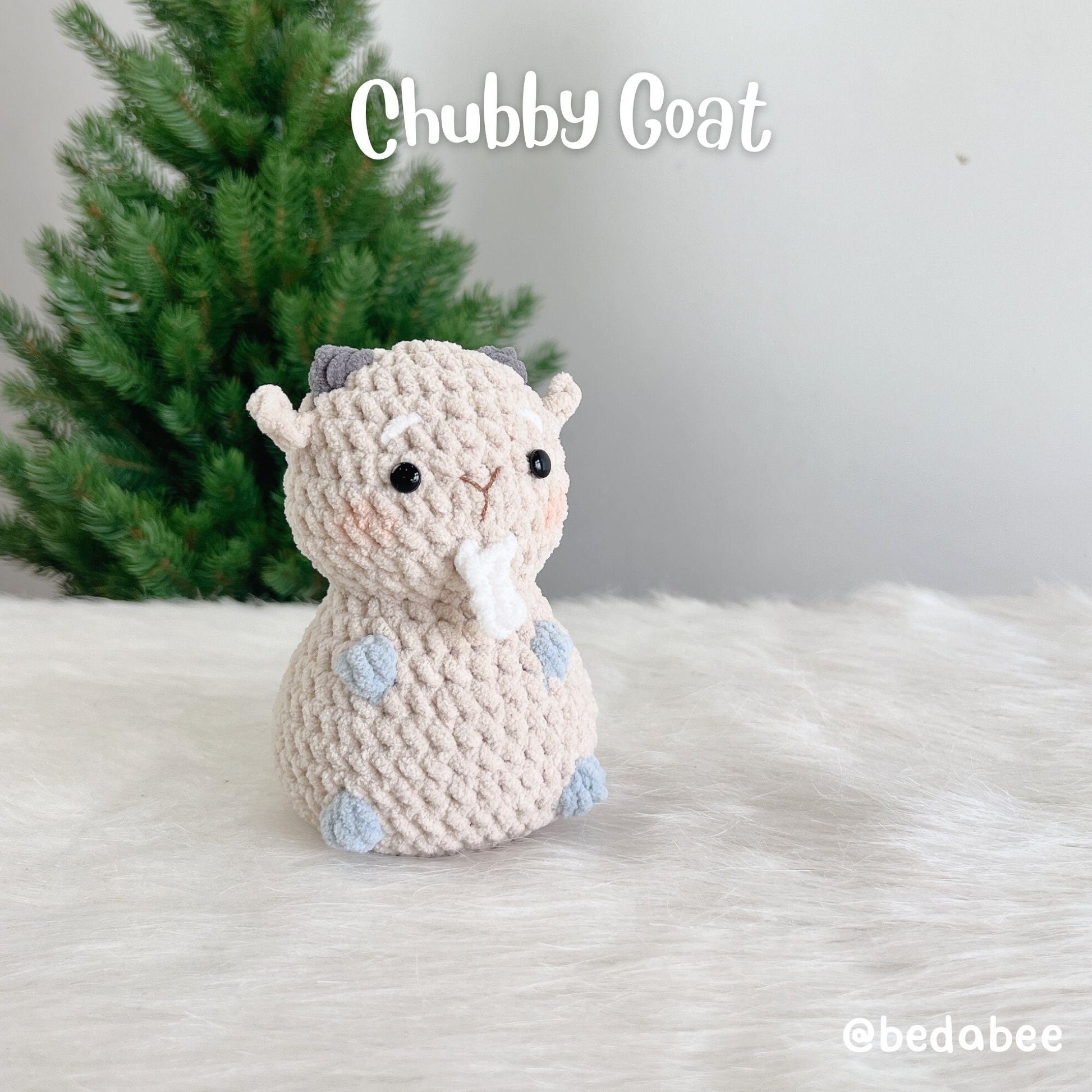 Bedabee 6-in-1 Chubby Farm Animals Crochet Pattern Bundle Amigurumi PDF Tutorial