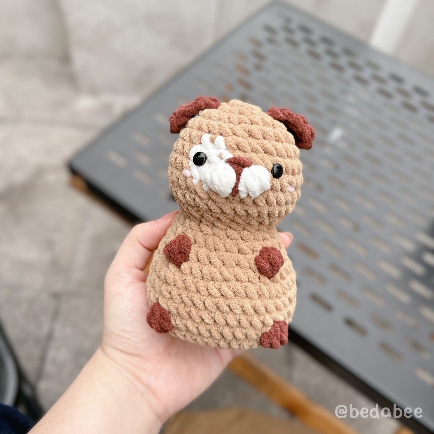 Bedabee No-Sew Chubby Dog Crochet Pattern Amigurumi PDF Tutorial