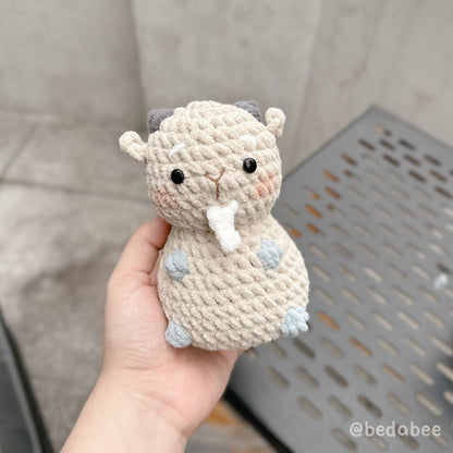 Bedabee No-Sew Chubby Goat Crochet Pattern Amigurumi PDF Tutorial