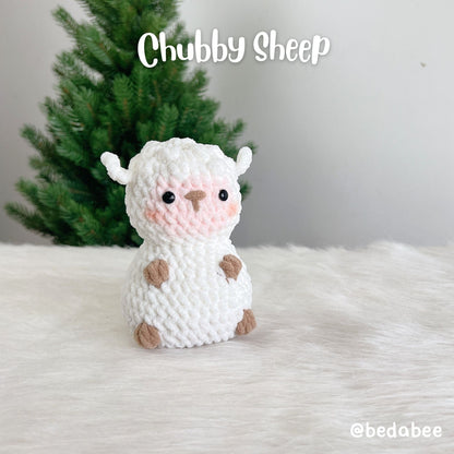 Bedabee 6-in-1 Chubby Farm Animals Crochet Pattern Bundle Amigurumi PDF Tutorial