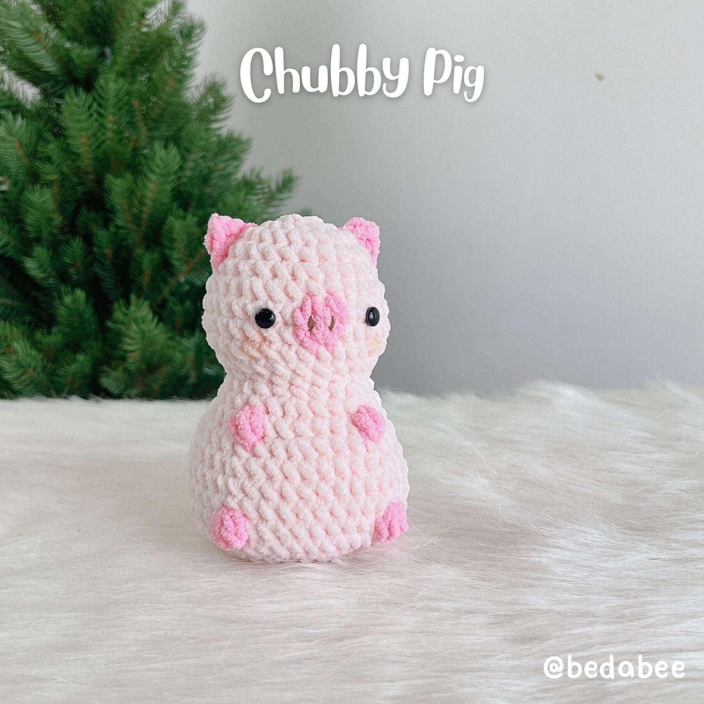 Bedabee 6-in-1 Chubby Farm Animals Crochet Pattern Bundle Amigurumi PDF Tutorial